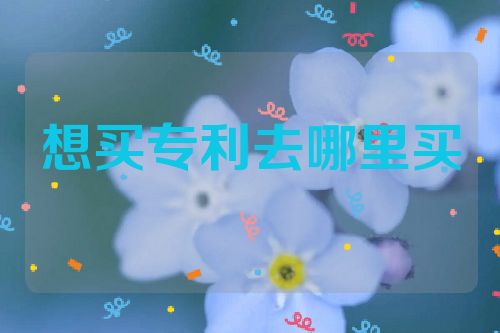想買個專利去哪里買  第1張