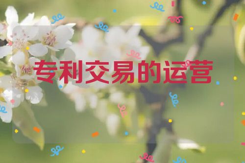 專利交易的運(yùn)營(yíng)模式及其特點(diǎn)  第1張