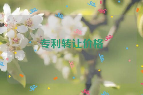 專利轉(zhuǎn)讓價(jià)格