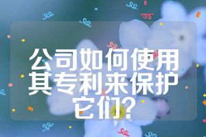 公司如何使用其專(zhuān)利來(lái)保護(hù)它們？