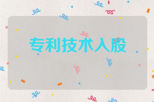 專利技術(shù)入股的法律問題  第1張