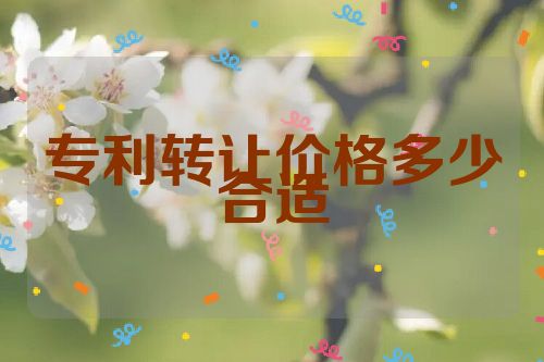 專利轉(zhuǎn)讓價格多少合適