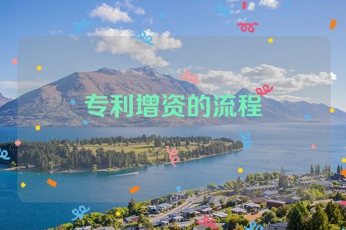 專(zhuān)利增資的流程