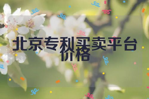 北京專利買賣平臺價格